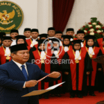 Presiden Prabowo Saksikan Pengukuhan