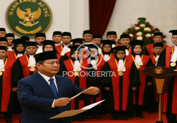 Presiden Prabowo Saksikan Pengukuhan